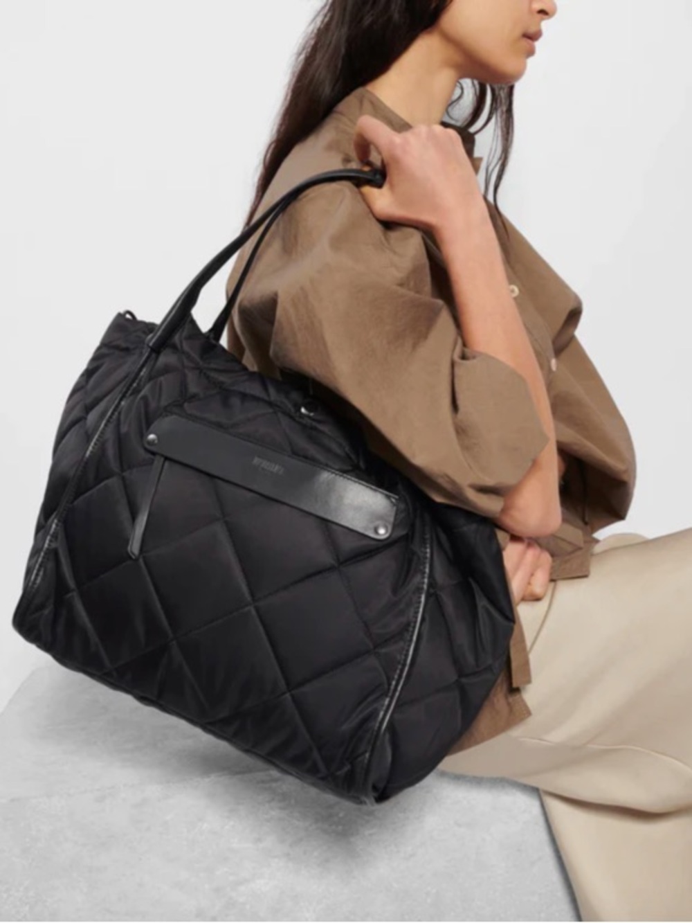 MZ Wallace Quilted Large MADISON Shopper